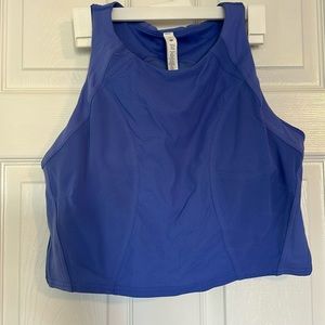 Lululemon Mesh Panelled Training Shelf Tank